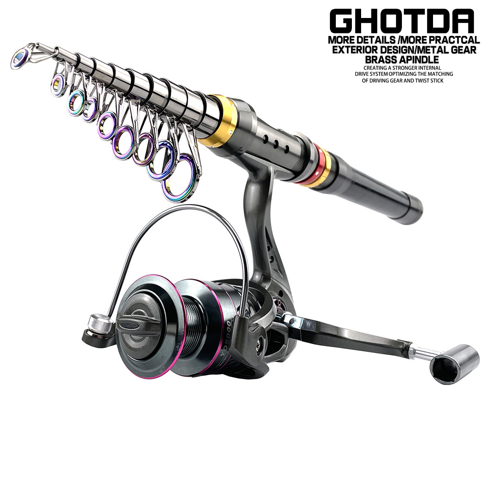 Fishing Rod Surf - 1.8-3.6 متر ألياف الكربون الغزل الصيد