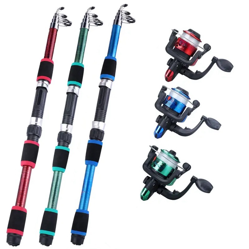 مجموعة أدوات صيد خشبية كاملة م - مراجعة Fishing Rod Surf وسعره