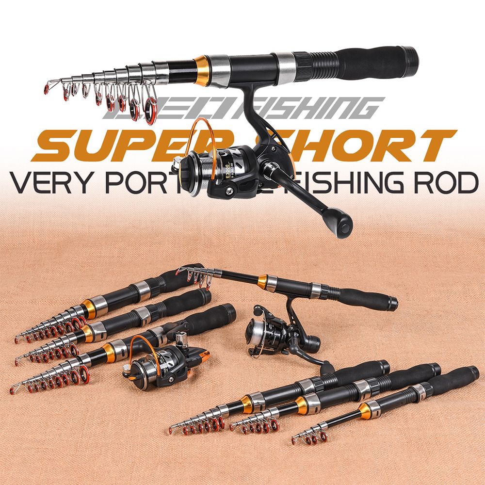 صنارة صيد تلسكوبية ، مادة كربو - مراجعة Fishing Rod Surf وسعره