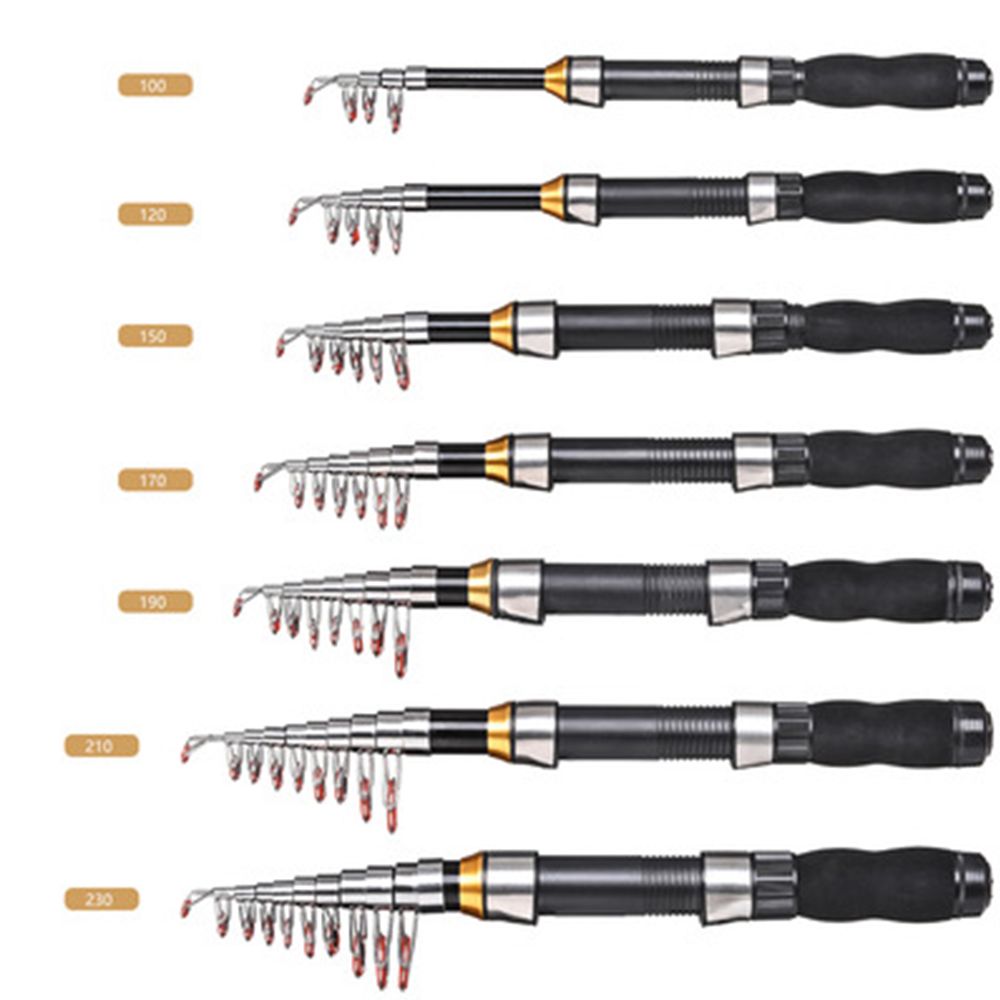 صنارة صيد تلسكوبية ، مادة كربو - مراجعة Fishing Rod Surf وسعره