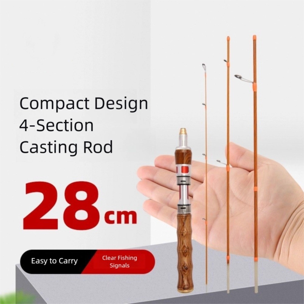 قصبة صيد دوارة بأربعة أقسام، ق - مراجعة Fishing Rod Carbon Fiber وسعره