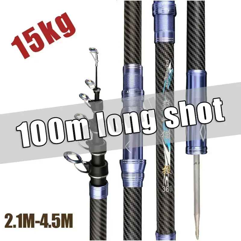أفضل صنارة صيد تلسكوبية محمولة - مراجعة Fishing Rod Surf وسعره